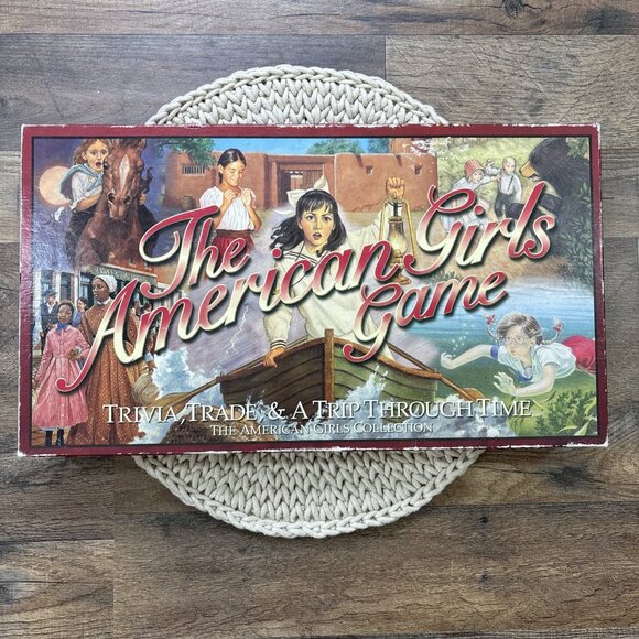 Pleasant Company American Girl Board Game Trivia Trade Trip Through Time 1999 - Picture 1 of 13